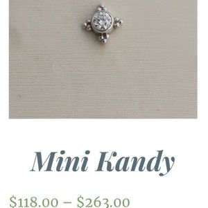 BVLA Mini Kandy w/ VS1 Diamond in White Gold!